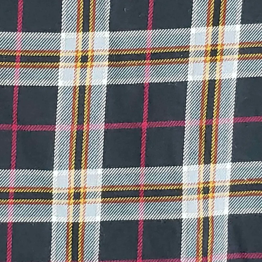 Polo Ralph Lauren Oxford Shirt Mens Size XL Black Multicolor Plaid Button Down